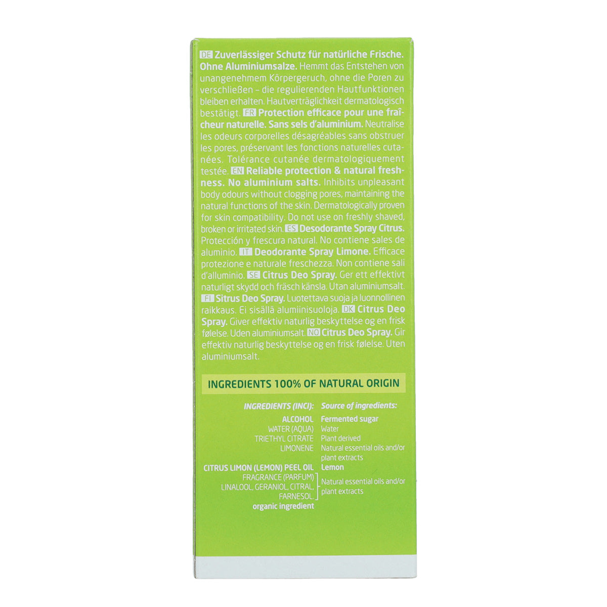 Déodorant Citrus Weleda 100 ml