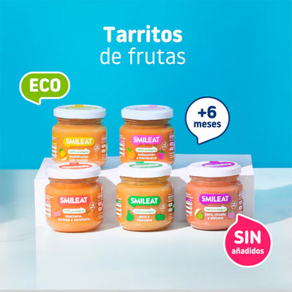 12er-Pack Gläschen Birne und Apfel +6 Monate Smileat, 130 g
