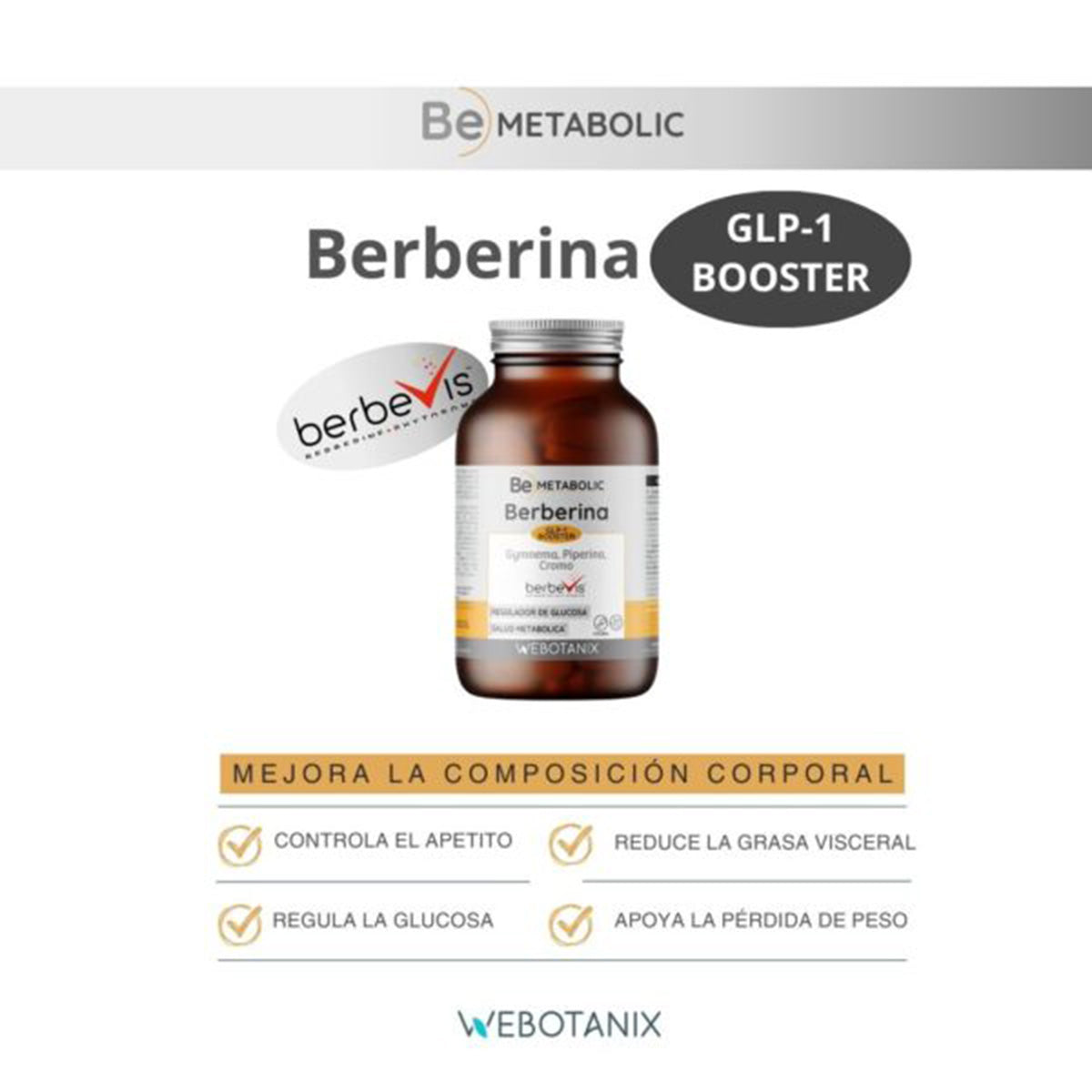 Berberina BeMetabolic WeBotanix 60 capsule