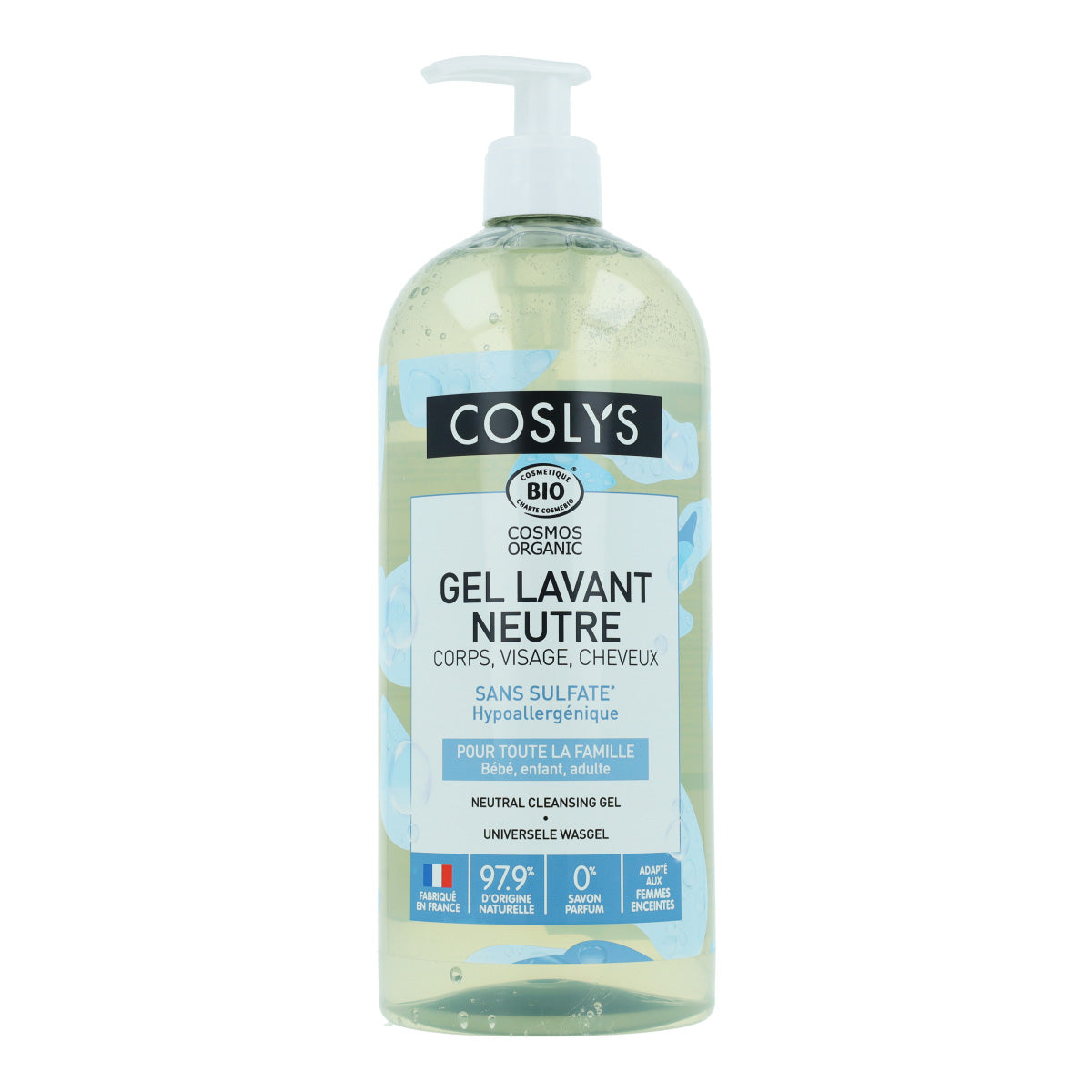 Parfümfreies Universal-Duschgel Coslys, 1 l
