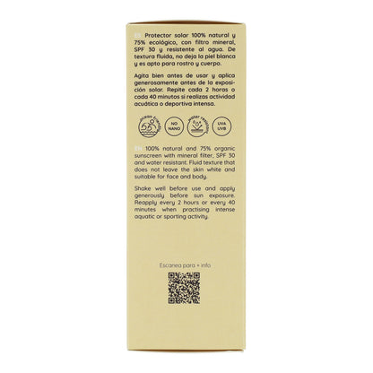 Płynny filtr przeciwsłoneczny 30 SPF BIO Matarrania 100 ml