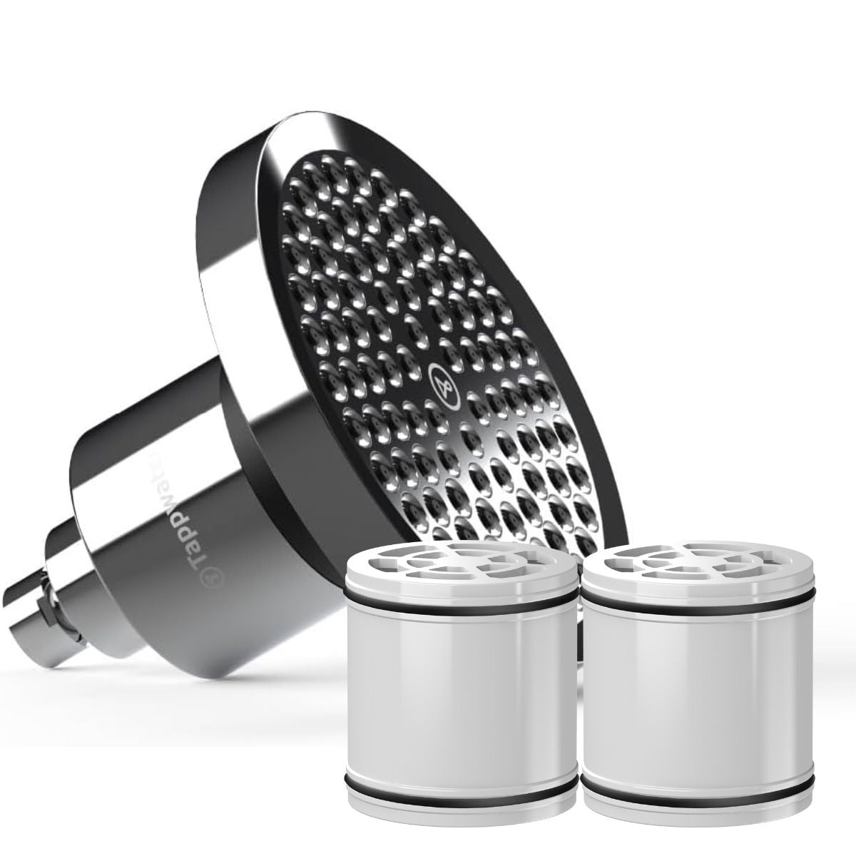 Jahrespackung Duschkopf mit Filter ShowerPro Rain SMR Tappwater