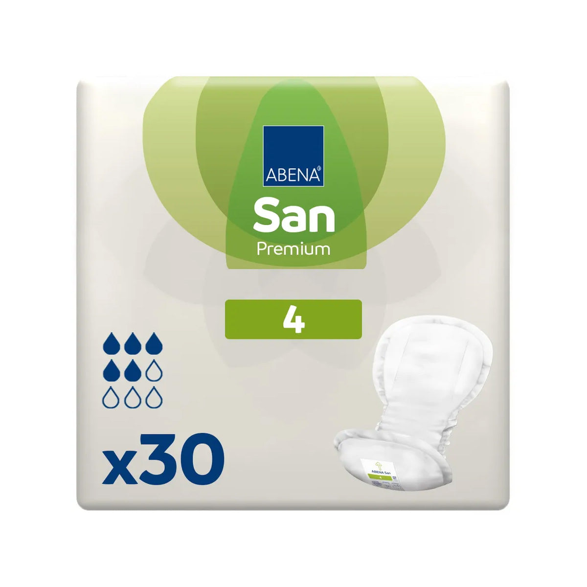 San rozmiar 4 z taśmą klejącą Premium Abena 30 szt.
