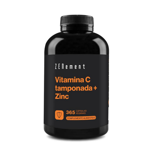 Puffertes Vitamin C + Zink Zenement 365 vegane Kapseln