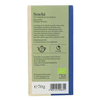 Senchá ekologisk grönt te 70 g  Sonnentor