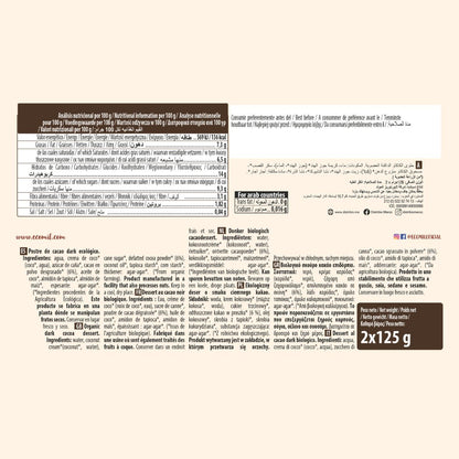 Deser Cacao Dark Bio Ecomil 2 szt. po 125 g
