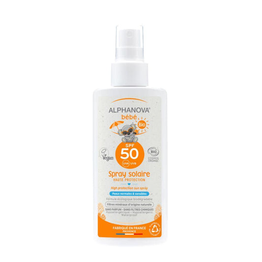 Ekologiczny krem przeciwsłoneczny dla dzieci SPF 50 Alphanova 125 ml