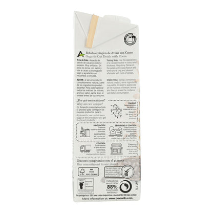 6er-Pack Haferdrink mit Kakao Amandin 1 l