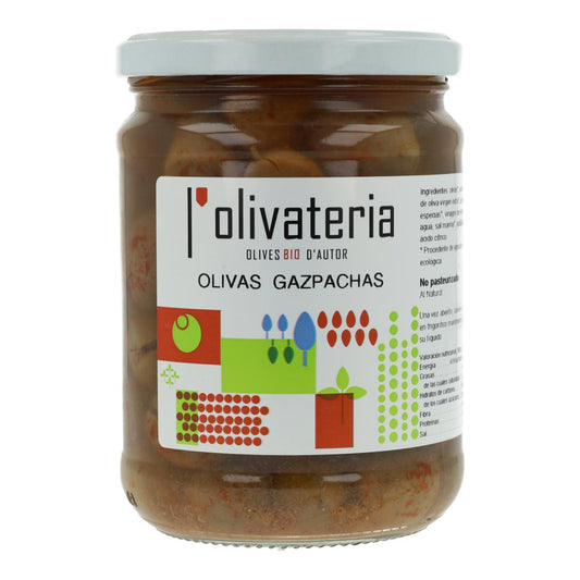 Gaspachas d'olives naturelles l'olivateria 225g 