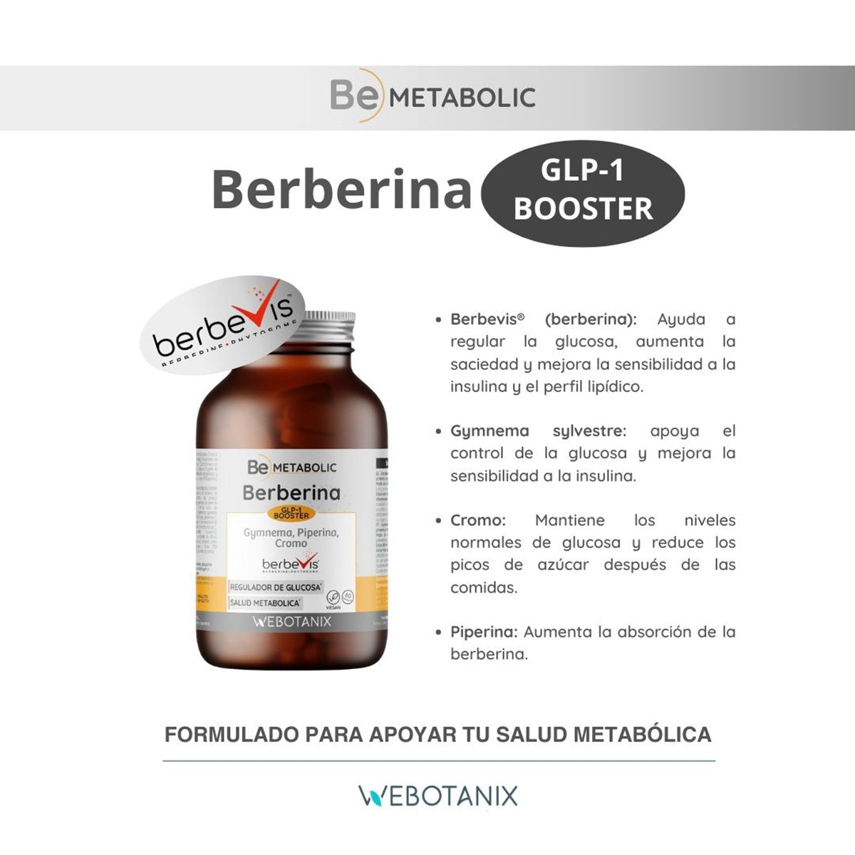Berberina BeMetabolic WeBotanix 60 capsule