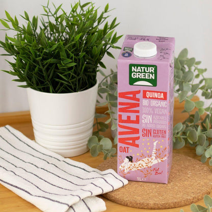 Glutenvrije havermout- en quinoadrank NaturGreen 1 L