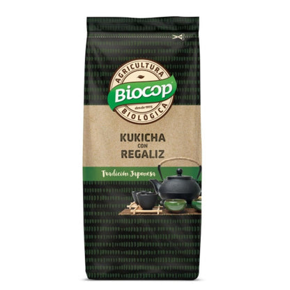 Thé Kukicha de 3 ans avec réglisse Biocop 75 g