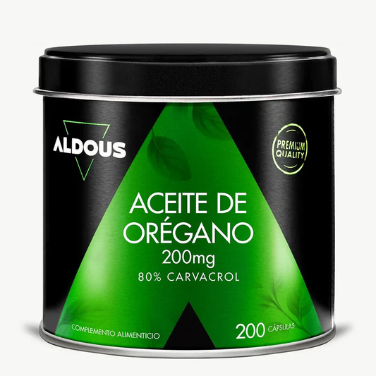 Huile d'origan 200 mg, 160 mg de carvacrol Aldous Bio 200 perles