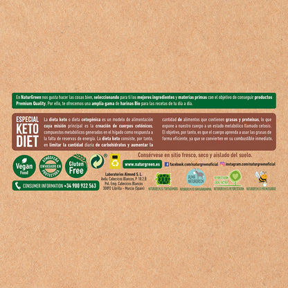 Meelmix voor glutenvrij Keto-brood NaturGreen 400 g