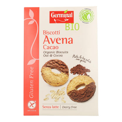 Glutenfreie Haferkekse mit Kakao Germinal Bio 250 g