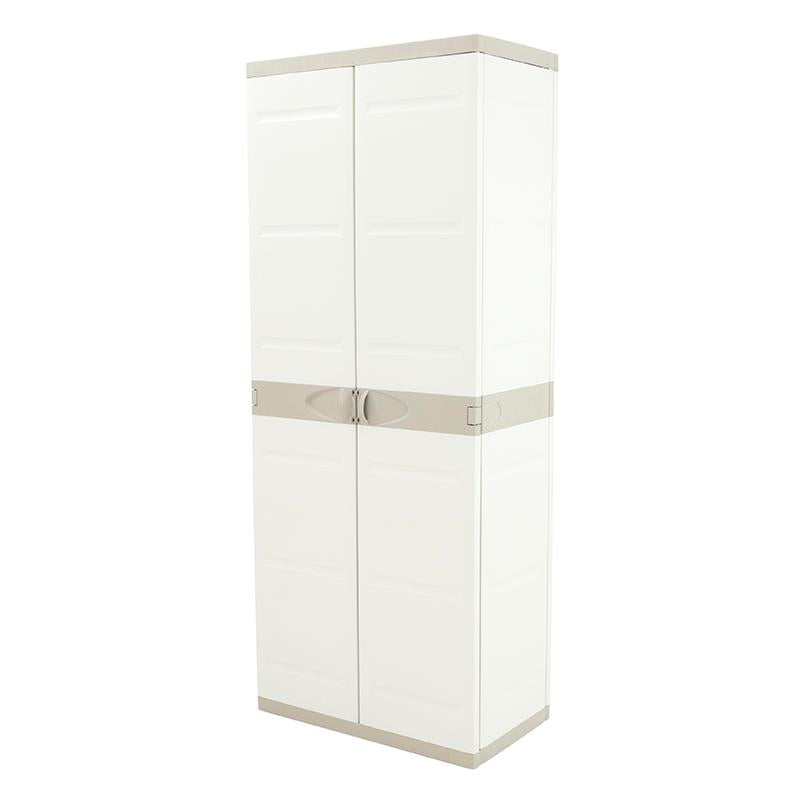 Titanium Plastiken Beige 70 cm Broom Cupboard (Refurbished)