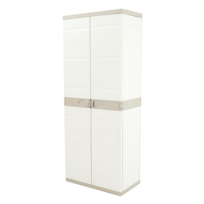 Titanium Plastiken Beige 70 cm Broom Cupboard (Refurbished)