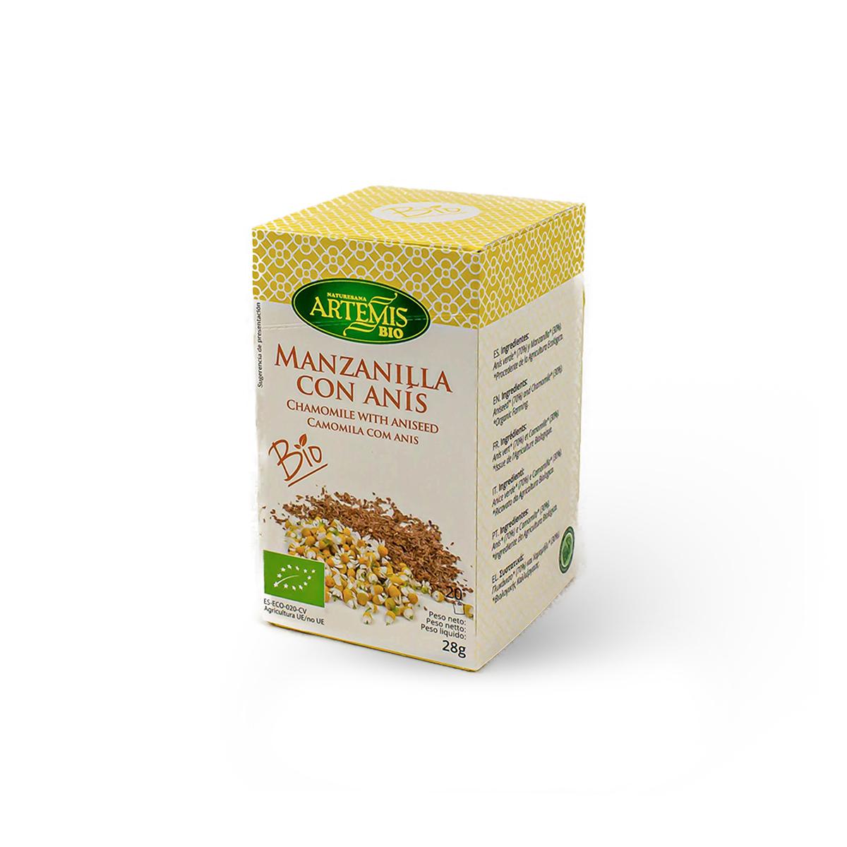 Kamomill med anis Artemis, 20 filter.