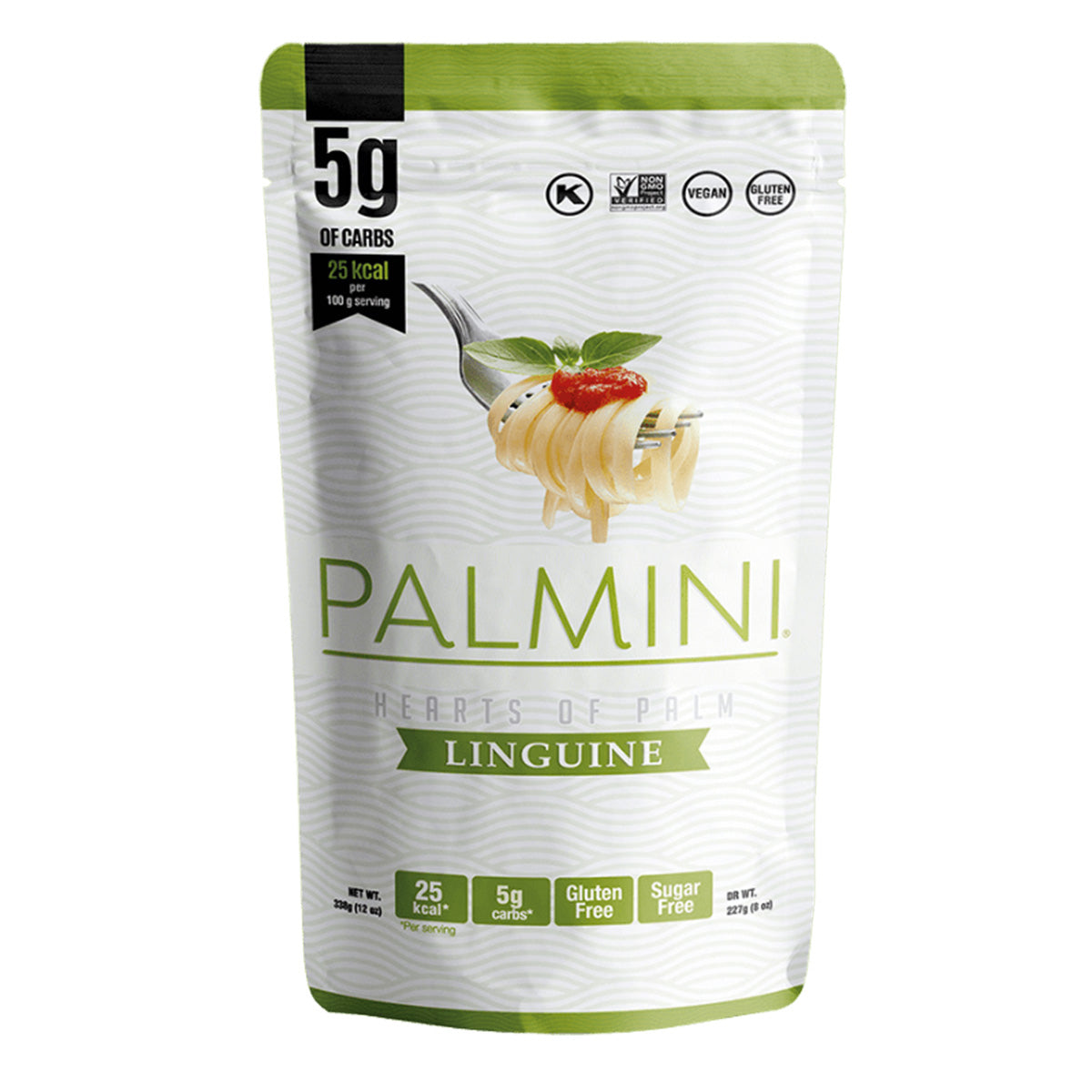 Pâtes Linguine aux cœurs de palmier Palmini 338 g
