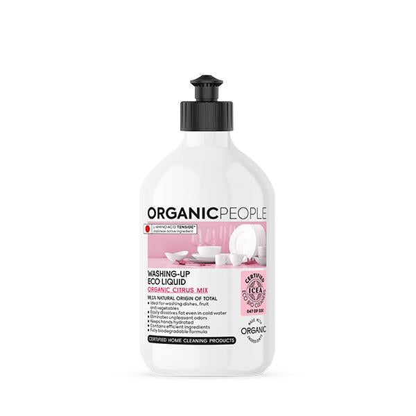 Detergente lavastoviglie ecologico - Miscela di agrumi biologici Organic People 500 ml