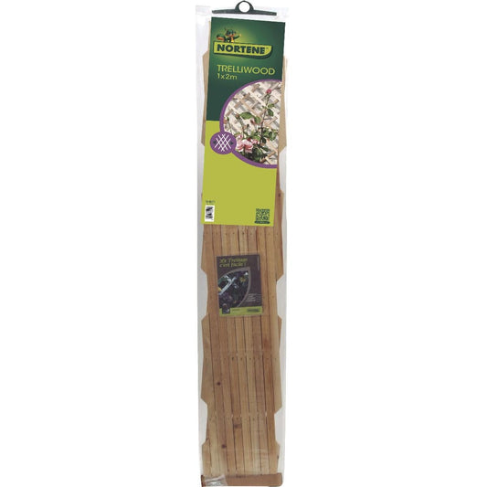 Nortene Trelliwood extendable wooden trellis 0.5x1.50 m