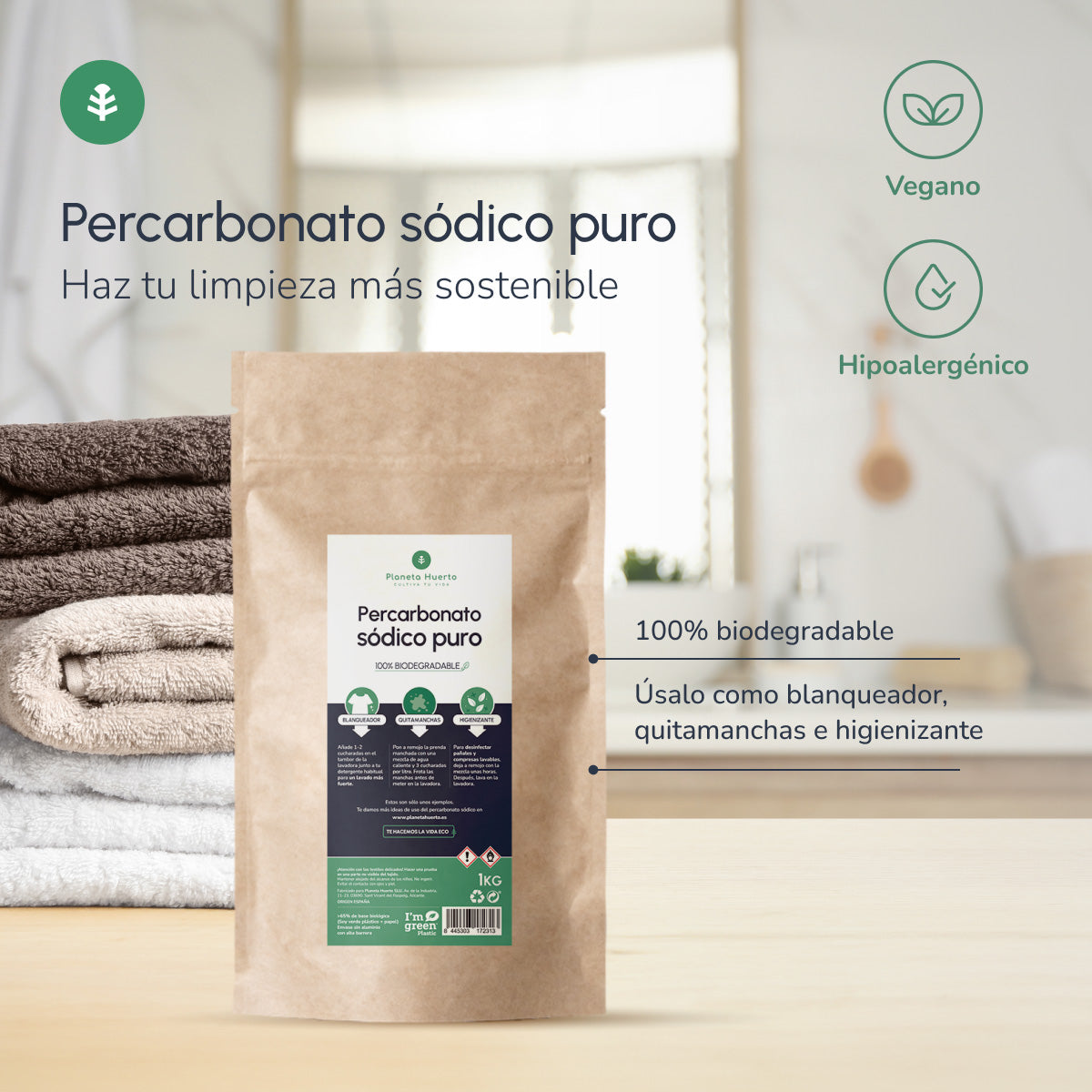 Opakowanie 3xPercarbonate Sodium Planet Garden 1 Kg