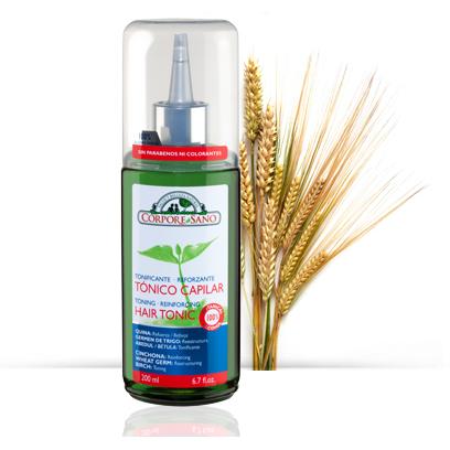 Hair Tonic with Wheat Germ, Birch and Cinchona, Corpore Sano 200 ml