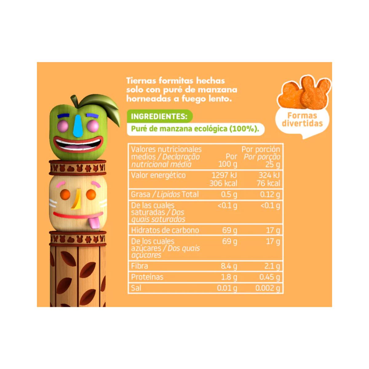 Packung Mix Snacks Triboo Früchte ECO Smileat 5 Stück 25 g