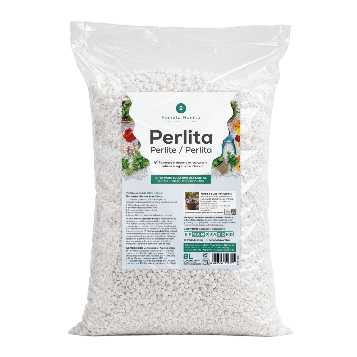 Perlit Planeta Huerto 8 litrów