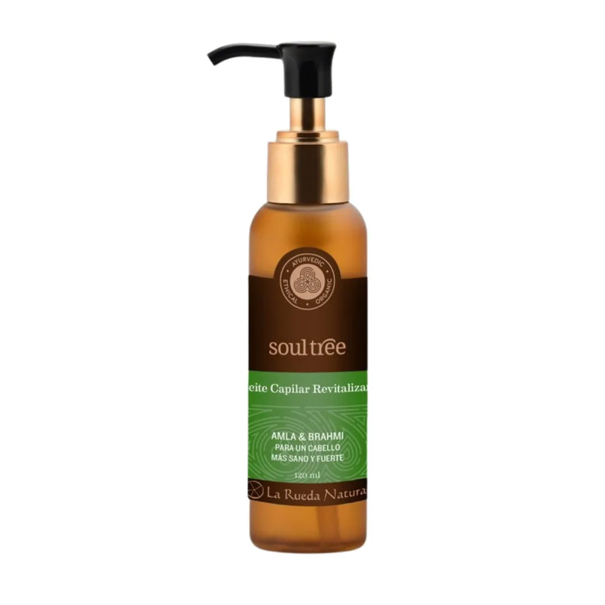 Soultree Light Revitalising Ayurvedic Hair Oil for All Hair Types 120 ml with Dispenser