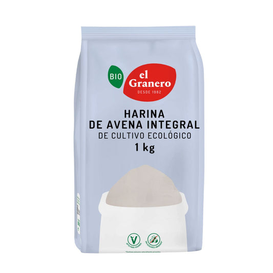 Farina integrale di avena biologica El Granero 1 kg