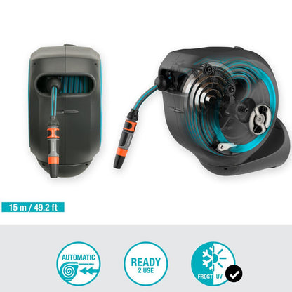 RollUp S 15 m Gardena wandhouder voor tuinslang (gereviseerd)
