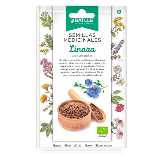 Ekologiczne nasiona lnu Batlle