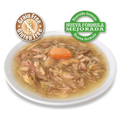 Vit tonfisk och lax i sås Arquivet 80 g Våtfoder för katter