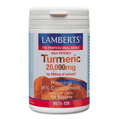 Curcuma 20.000 mg Lamberts 120 compresse