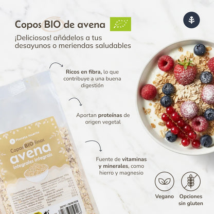 4-pack glutenfria fina havregryn ECO Planeta Huerto 1,5 kg