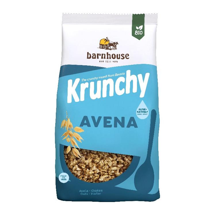 Barnhouse biologische havermout Krunchy, 750 gram