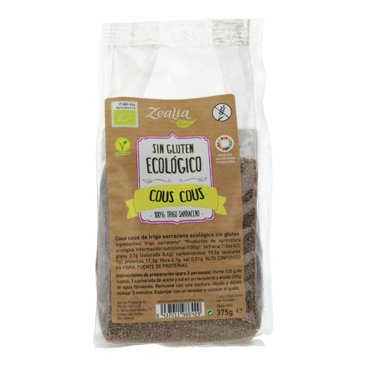 Biologische glutenvrije couscous van boekweit Zealia 375 g