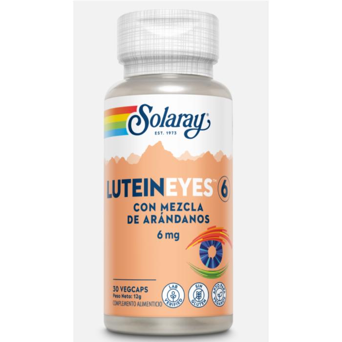 Lutein Eyes 6 mg Solaray 30 Kapseln
