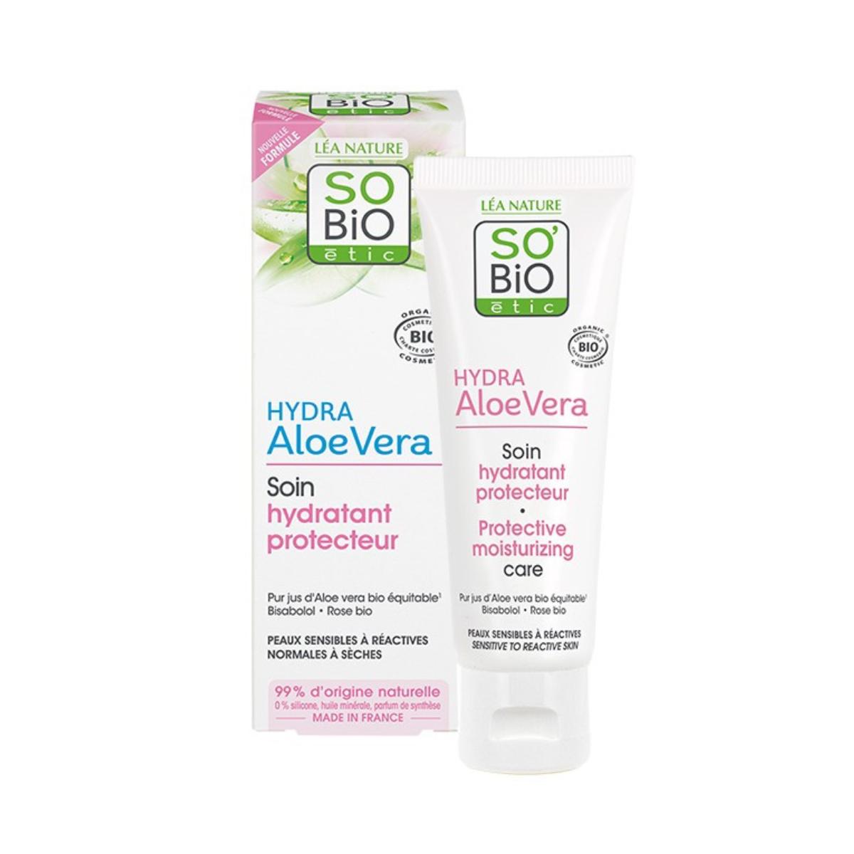 Crema hidratante protectora So'Bio étic 50 ml.