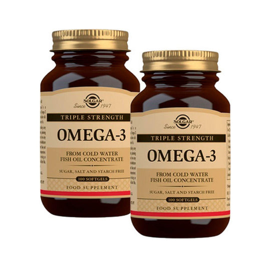 2er-Pack Omega 3 dreifach konzentriert, 100 Kapseln