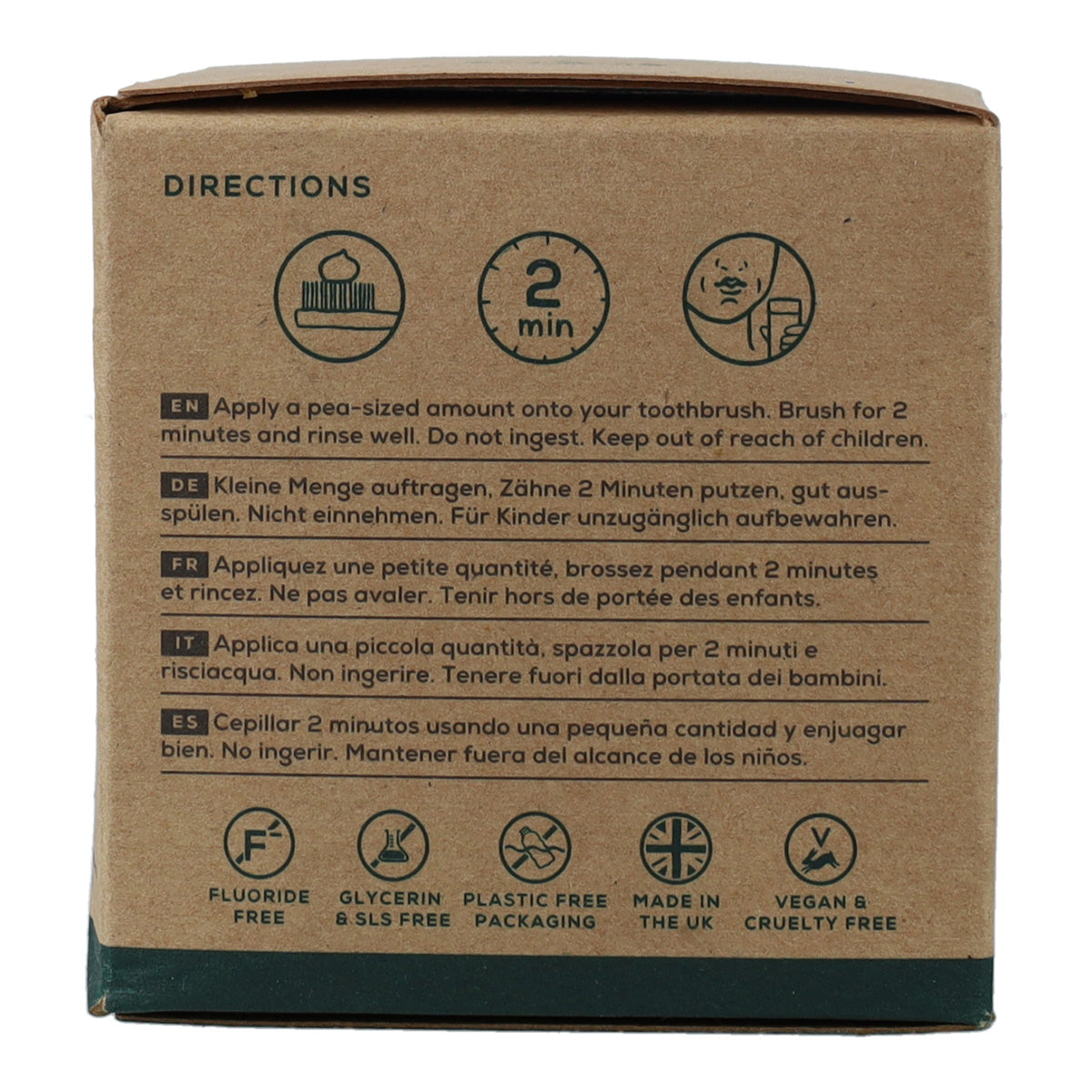 Naturlig tandkräm med mint och kokos Georganics 120 ml