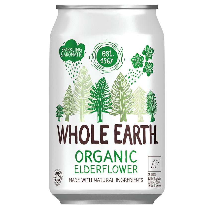 Ekologisk fläderläsk Whole Earth 330 ml