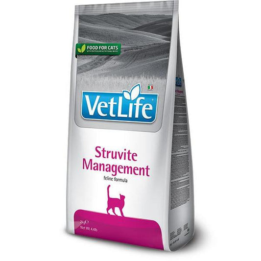 Vet Life Struvite Management Feline Formula Farmina Veterinary Feed 5 kg