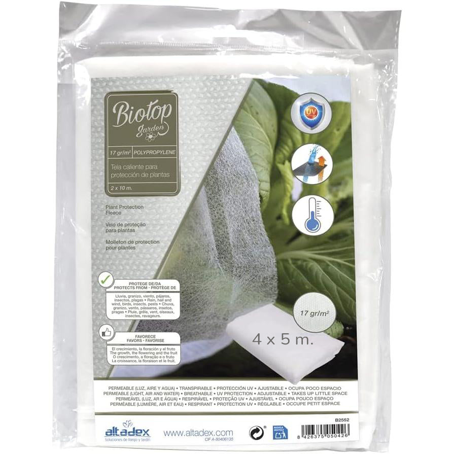 Toile de protection des cultures anti-gel Biotop 4 x 5 m 17 g/m²