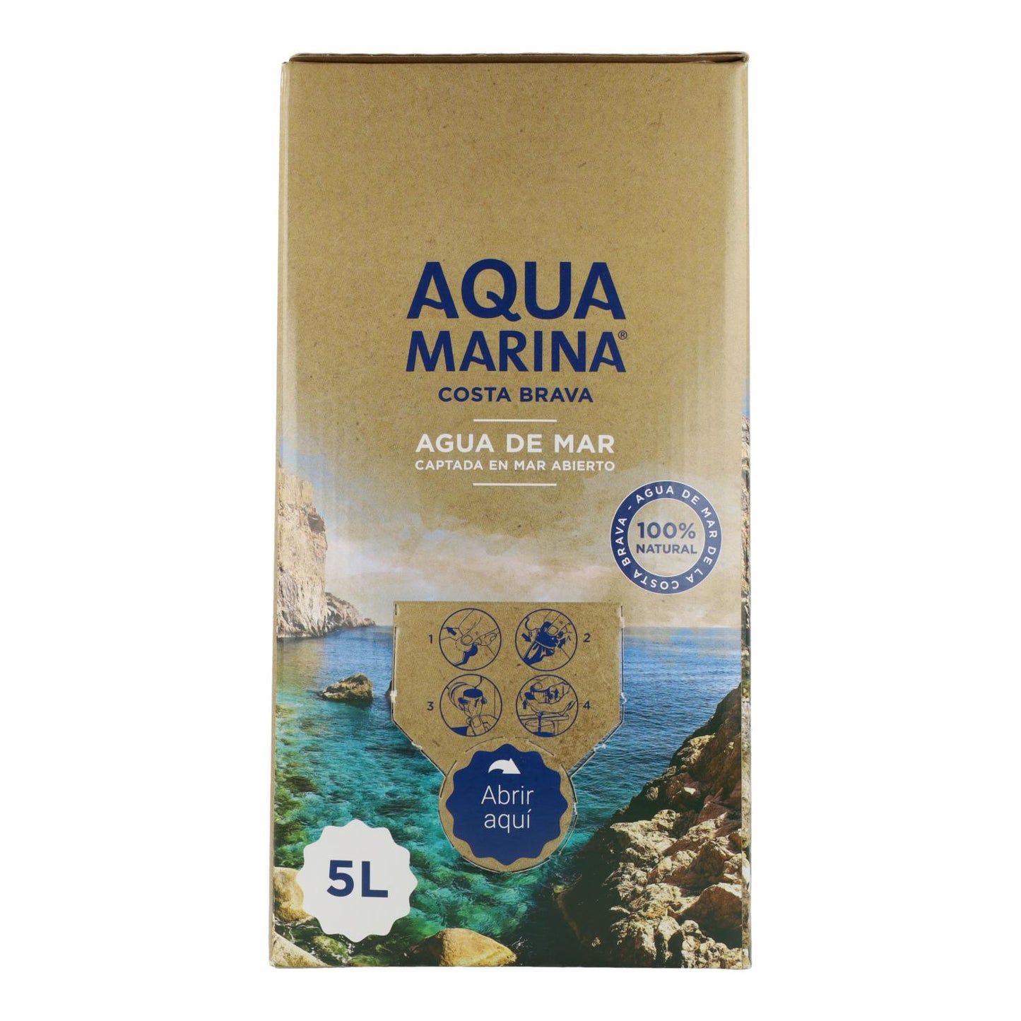 Isotonisches Meerwasser Bag in Box Aquamarina 5 l