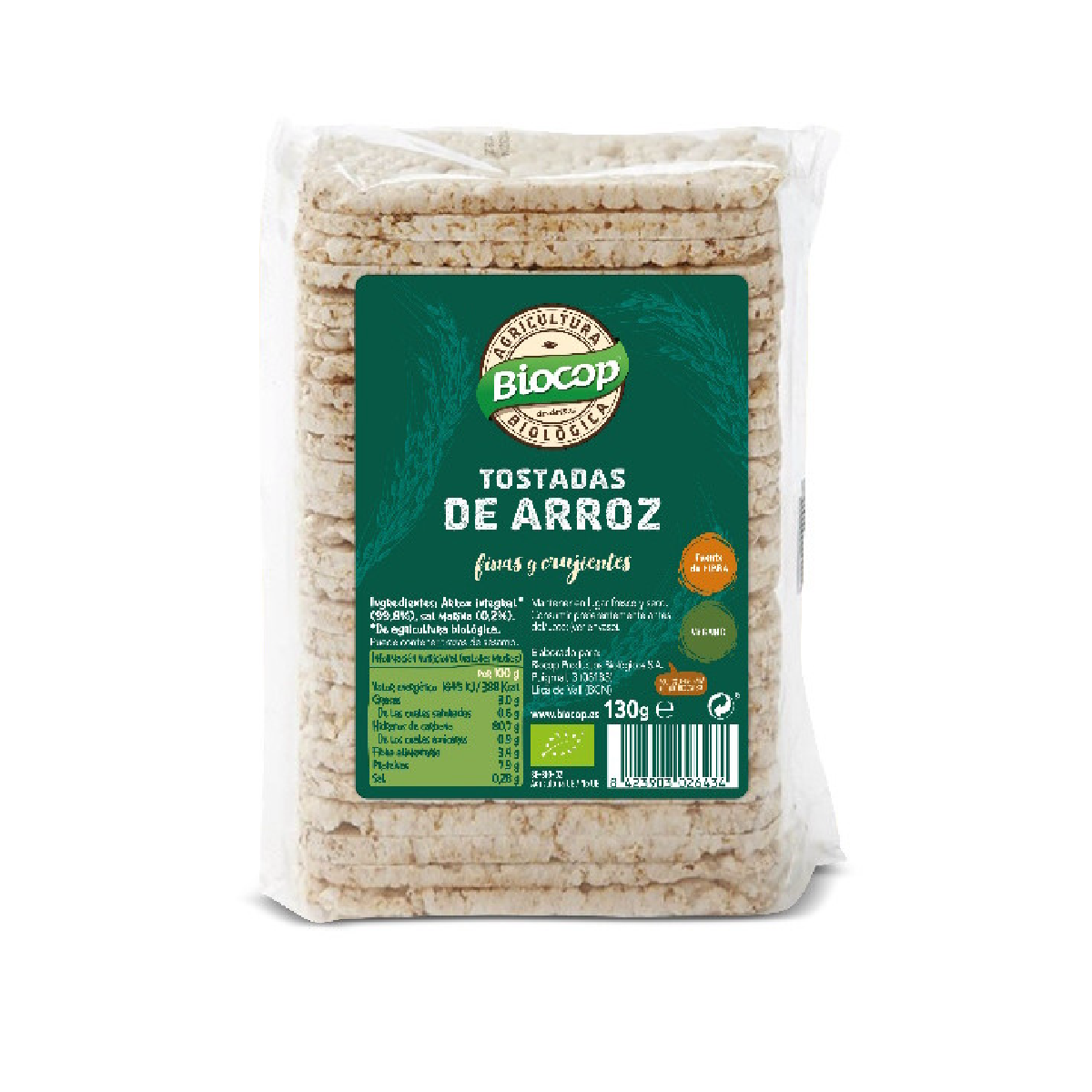 Tostadas Arroz Biocop 130 g