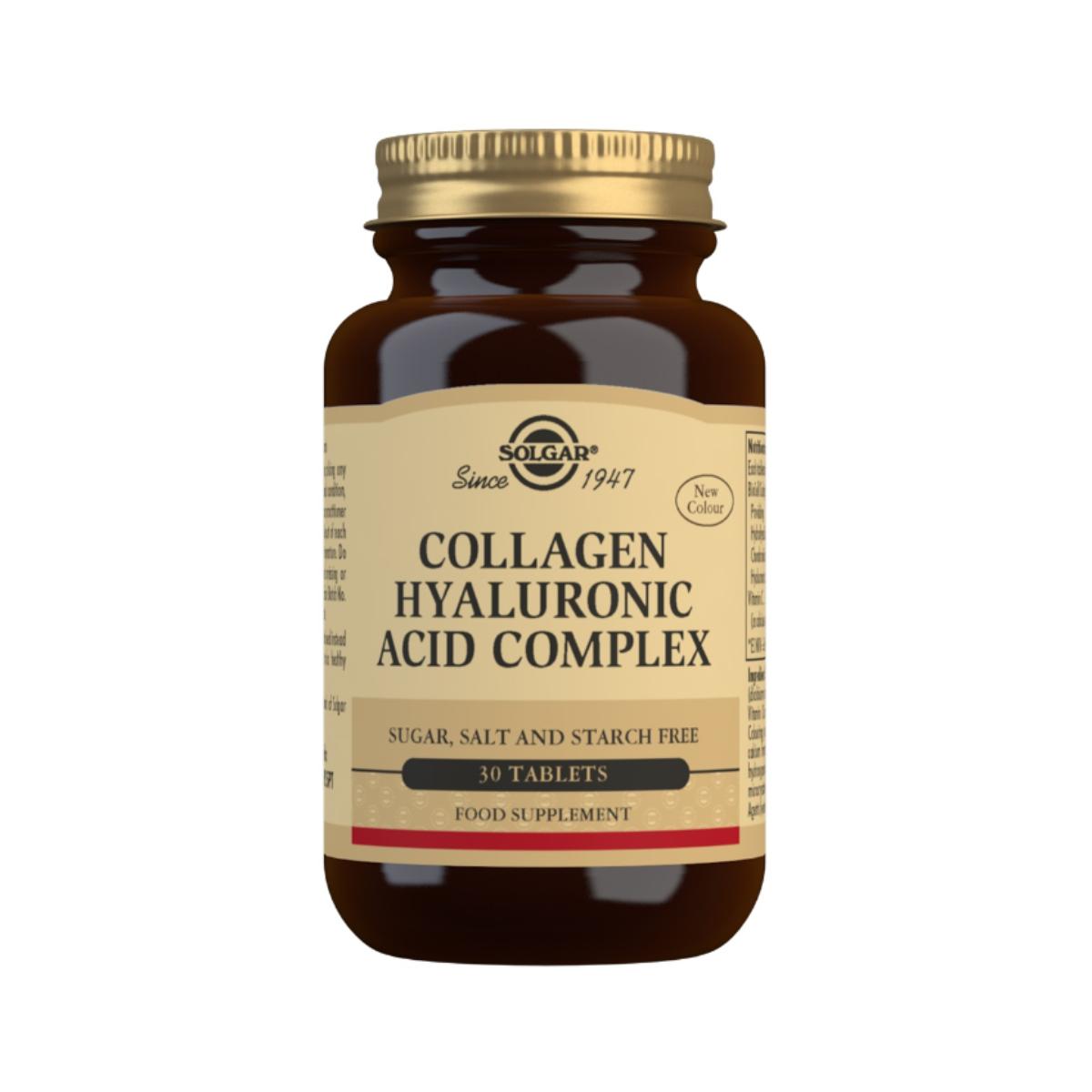 Collagene acido ialuronico complesso 30 compresse 120 mg-Solgar