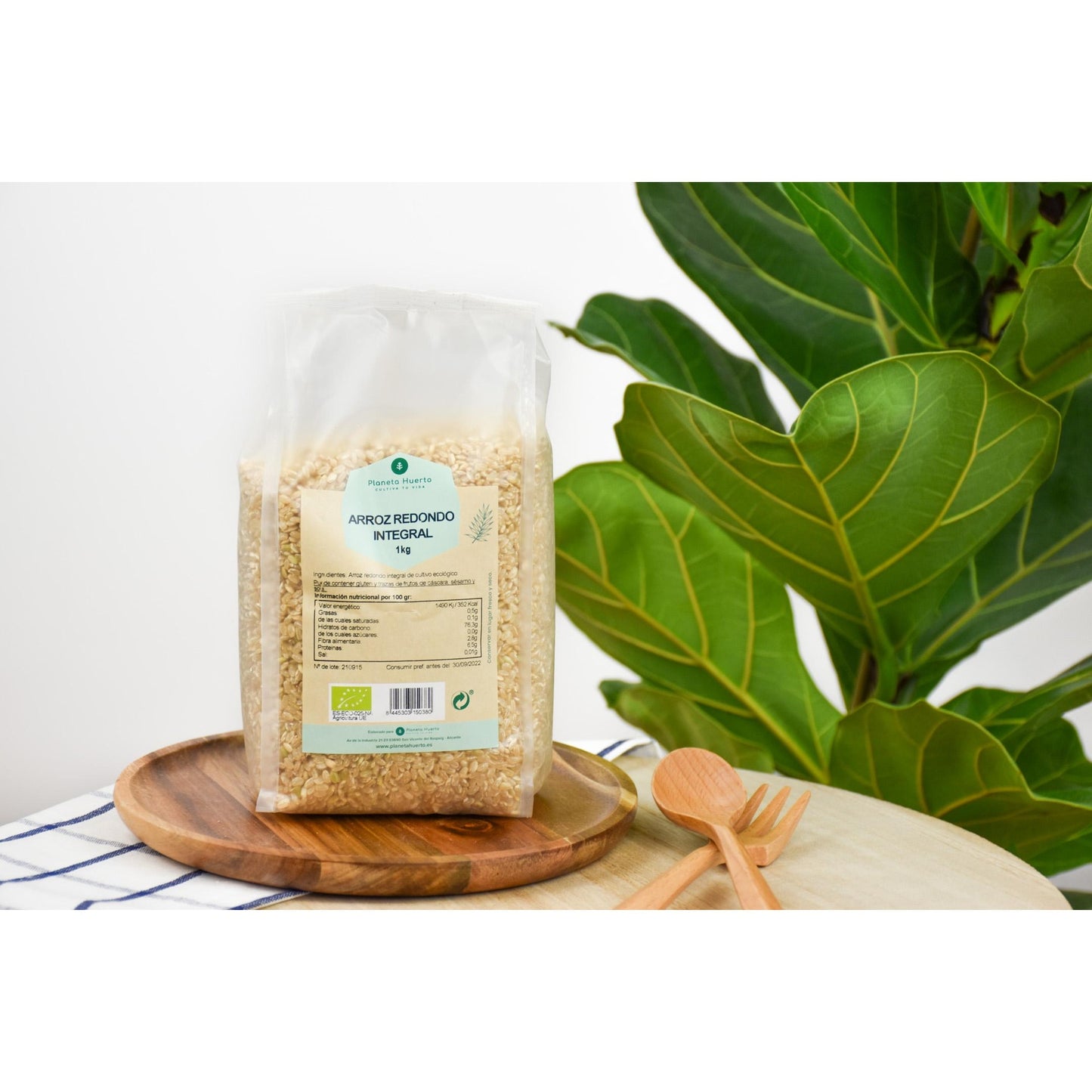 Packung 2x Vollkornrundreis ECO Planeta Huerto 1 kg