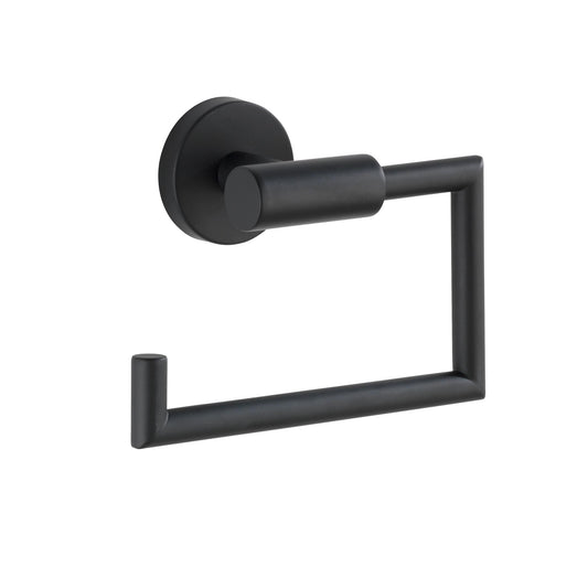 Porte-rouleau sans couvercle en acier inoxydable Bosio noir mat Wenko